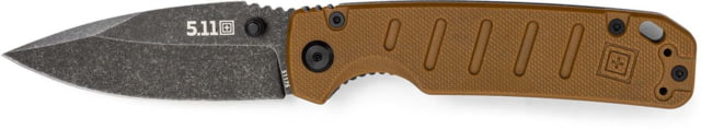 5.11 Tactical 5.11 Tactical Braddock DP Mini Folding Knife 3in D2 Drop Point Kangaroo  SZ