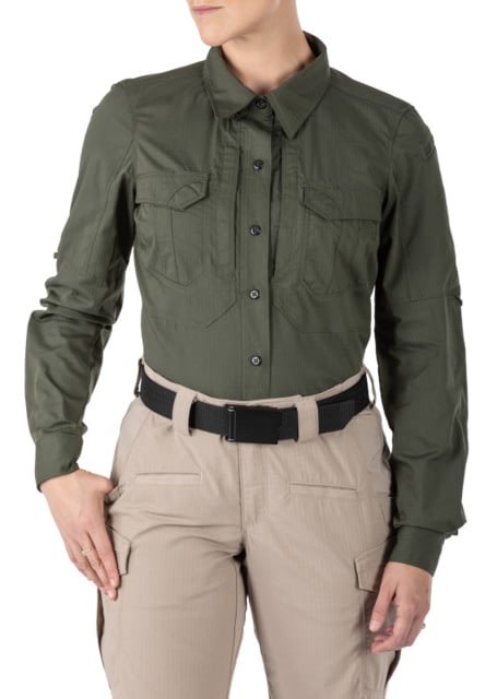 5.11 Tactical Stryke L/S Shirt - Womens TDU Green M