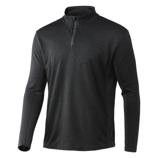 Huk Performance Fishing HUK Performance Fishing Huk Coldfront 1/4 Zip Long Sleeve Shirt Heather Moss 2XL 2810DED8 AT