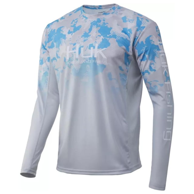 HUK Performance Fishing Icon X KC Refraction Camo Fade - Mens Inshore Small