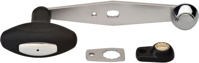 Abu Garcia Straight Power Handle  Silver 175750