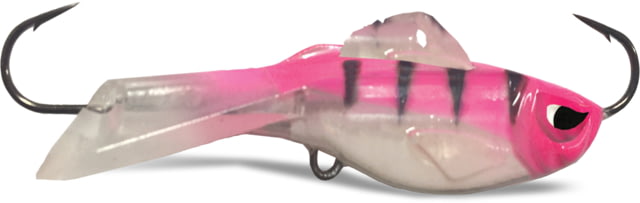 Acme Hyper-Rattle Jig Pink Tiger Glow 1/3oz 1.5in