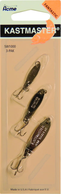 Acme Kastmaster Spoon Assorted 1/24oz 3/per Pack