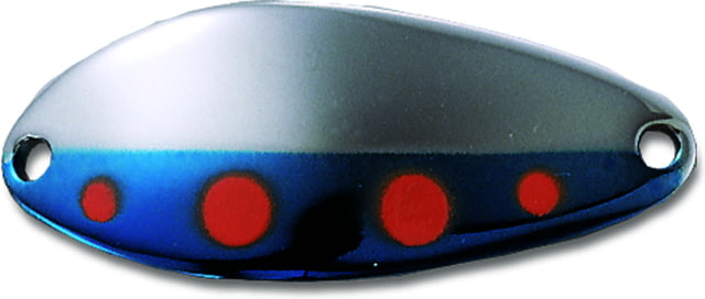 Acme Little Cleo Spoon 2 1/2in 3/4oz Sinking Orange Dot & Blue Nickel