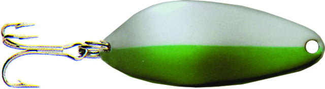 Acme Little Cleo Spoon 2 1/8in 2/3oz Sinking Nickel & Neon Green