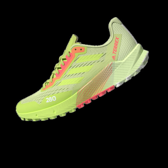 Adidas Terrex Agravic Flow 2 Trail Running Shoes - Women's Almost Lime/Pulse Lime/Turbo 6.5