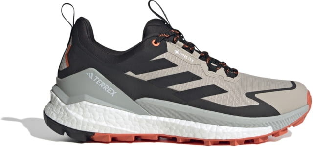 Adidas Terrex 2.0 Free Hiker Low GORE-TEX Hiking Shoes - Men's Wonder Beige/Core Black/Semi Impact Orange 11.5 US