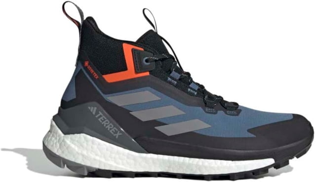 Adidas Terrex Free Hiker GORE-TEX Hiking Shoes 2.0 - Men's Wonder Steel/Grey Three/Impact Orange 105US