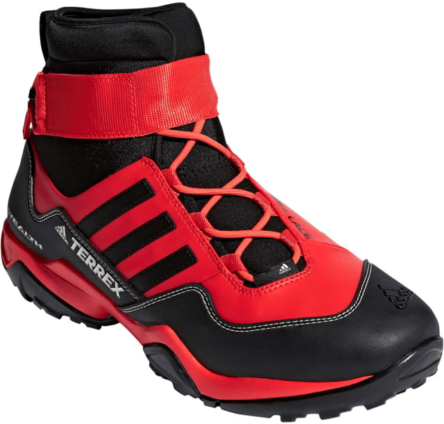 Adidas Terrex Hydro Lace Hiking Shoes - Men's Hi-Res Red/Core Black/Chalk White 6