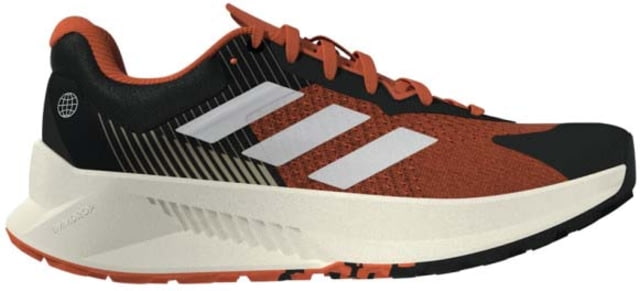 Adidas Terrex Soulstride Flow Trail Running Shoes - Men's Black/Crystal White/Impact Orange 7US