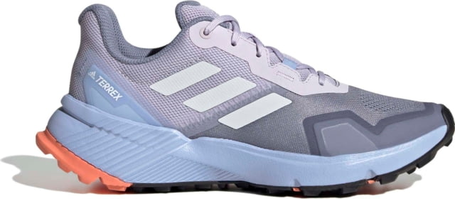 Adidas Terrex Soulstride Trail Running Shoes - Women's Silver Violet/Crystal White/Coral Fusion 95US