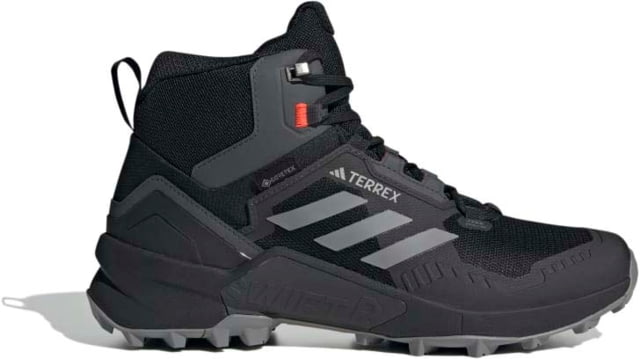 Adidas Terrex Swift R3 Mid GORE-TEX Hiking Shoes - Men's Black/Grey Three/Solar Red 9US