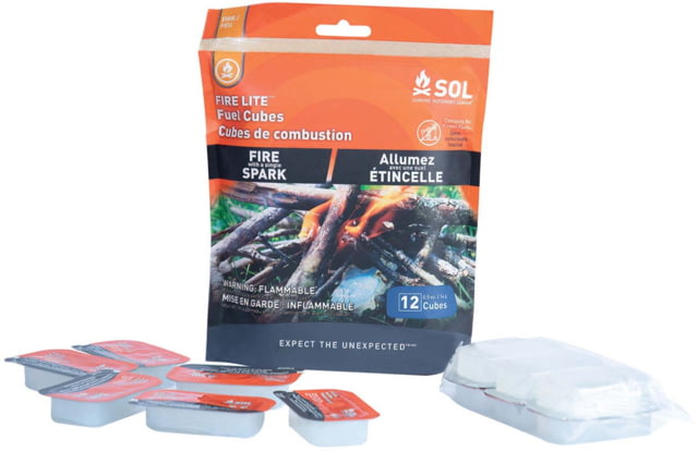 Adventure Medical Kits Survive Outdoors Longer Fire Lite Fuel Cubes 4 Packs of 12 Cubes 6.88oz 01401239