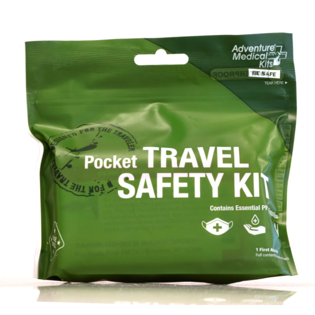 Adventure Medical Kits Travel Series Pocket Travel Safety Kit Green