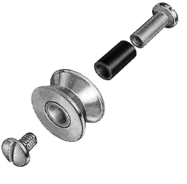 Aftco Top Roller Assembly #2 Stainless Steel Replacement Assembly For Top Rollers Thru 14 Size 8L