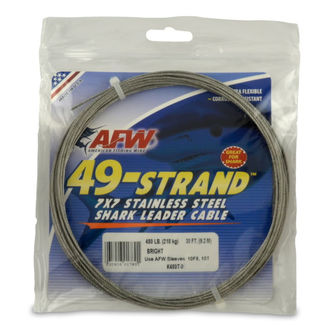 AFW 49 Strand Shark Leader Cable