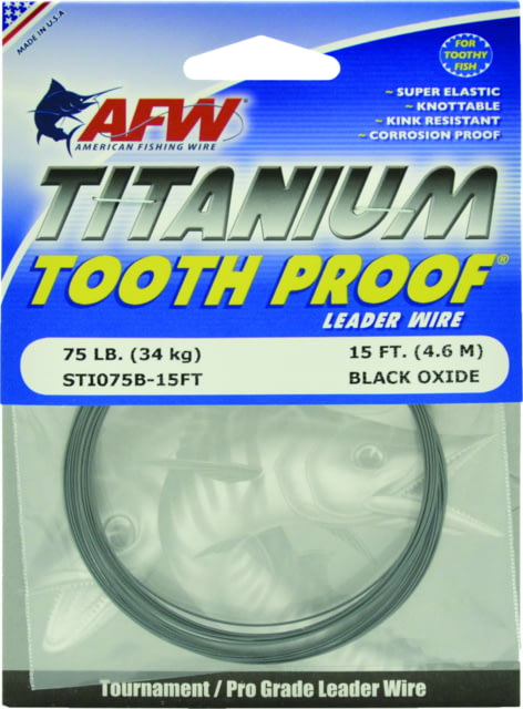 AFW Tooth Proof Titanium Leader Wire
