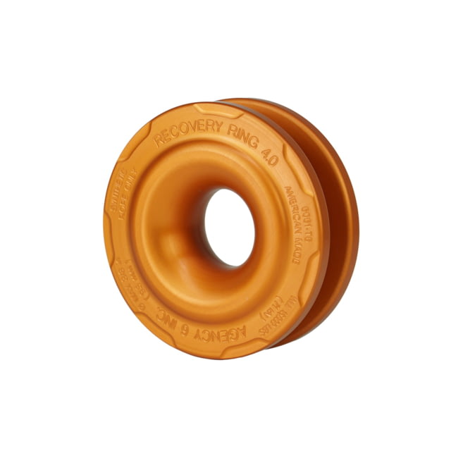 Agency 6 ATV/UTV 4in Recovery Ring Orange Recovery Ring 4.0 ORANGE