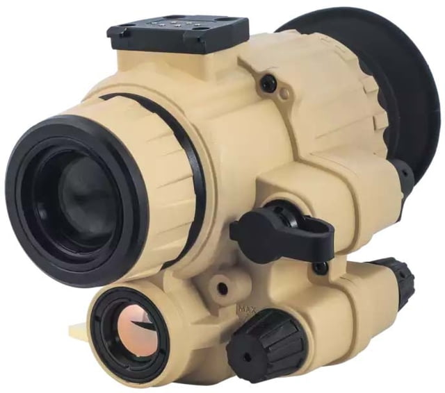 Agm Global Vision AGM Global Vision F14-3APW Fusion Night Vision and Thermal Monocular 640x512 50 Hz Mil-Spec Elbit or L3 Gen 3 FOM 2000 Plus P45-White Phosphor IIT
