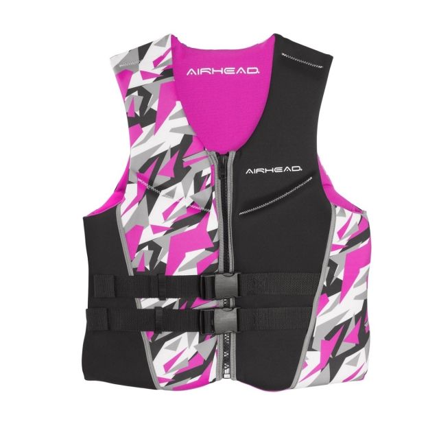 Airhead Camo Cool Womens Kwik-Dry Neolite Vest Pink