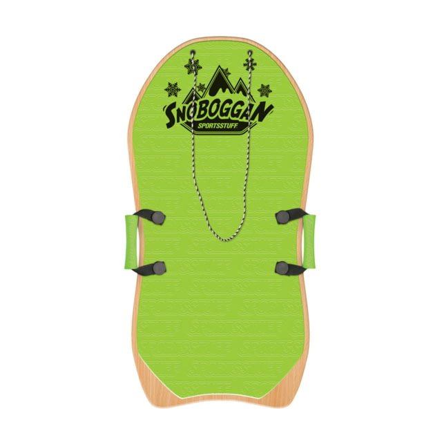 Airhead Sportsstuff Sno-Boggan Wood Sled 36In Green