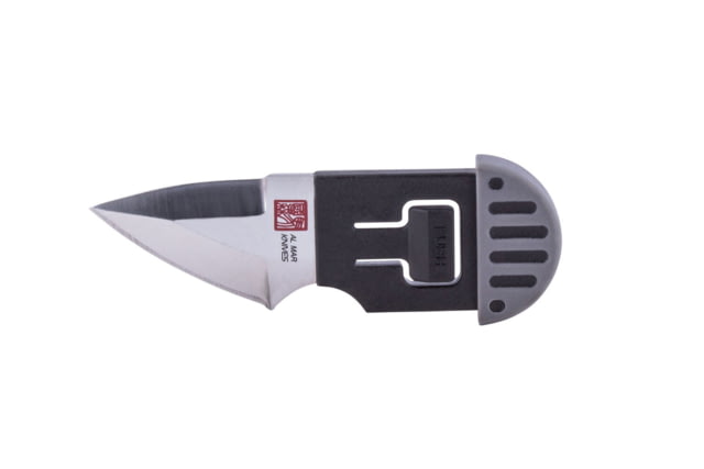 Al Mar Knives 1.3 in Stinger Keychain Fixed Blade Knife Grey/Black