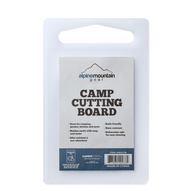Alpine Mountain Gear Camp Cutting Board White