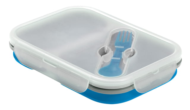 Alpine Mountain Gear Collapsible Silicone Food Container Blue