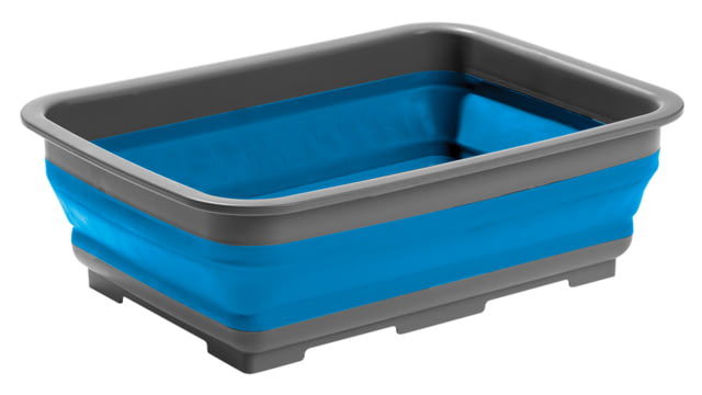 Alpine Mountain Gear Collapsible Silicone Washing Container Blue