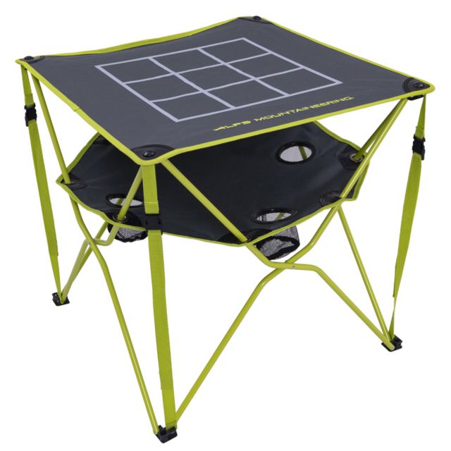 ALPS Mountaineering Eclipse Table Tic-Tac-Toe Charcoal/Citrus
