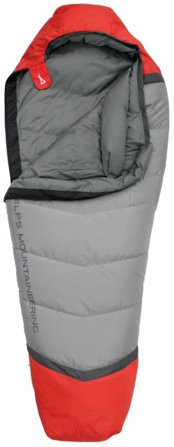 ALPS Mountaineering Zenith 30 Sleeping Bag Regular Flame Red/Coal 31in x 80in