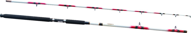 American Spirit Ong Classic Cast Rod 2 Piece Heavy 20lb - 40lb 9 Guides + Tip White/Red 10'