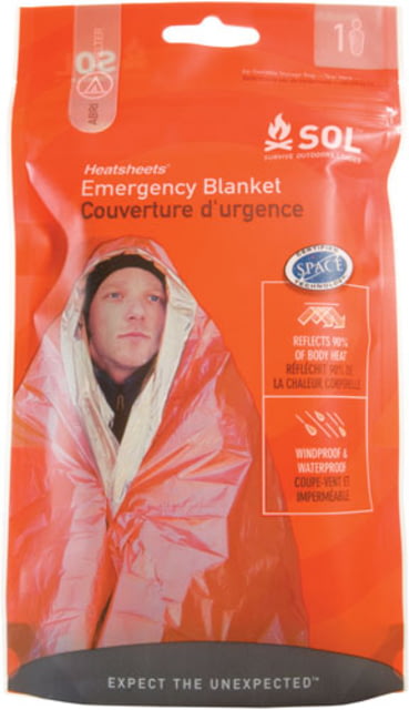 Survive Outdoors Longer Emergency 60x84in Blanket Orange