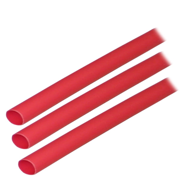Ancor Adhesive Lined Heat Shrink Tubing ALT - 1/4" x 3" - 3-Pack - Red