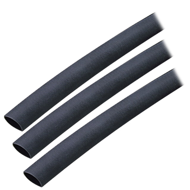 Ancor Adhesive Lined Heat Shrink Tubing ALT - 3/8" x 3" - 3-Pack - Black