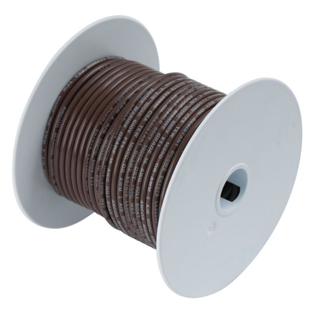 Ancor Brown 10 AWG Tinned Copper Wire - 1000'