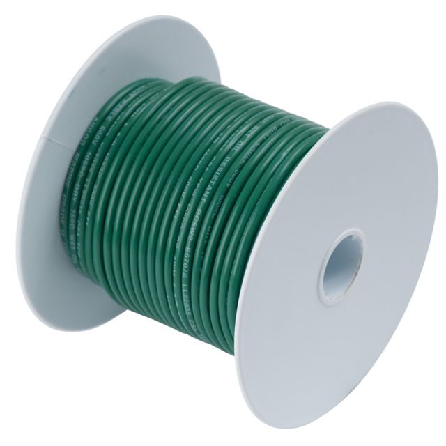 Ancor Green 10 AWG Tinned Copper Wire - 1000'