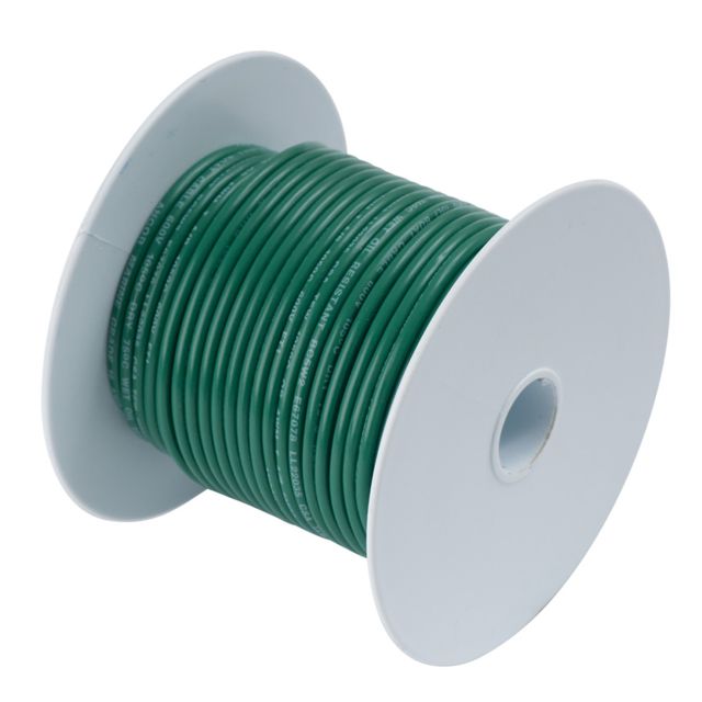 Ancor Green 8 AWG Tinned Copper Wire - 1000'