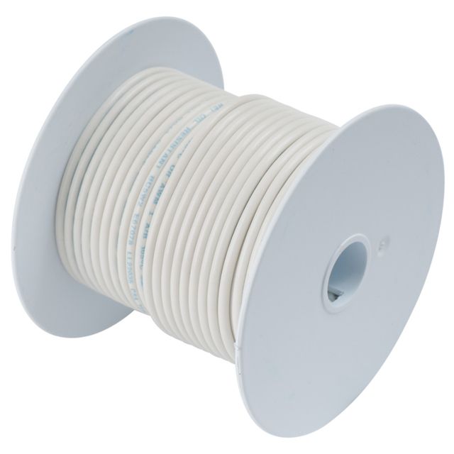 Ancor White 10 AWG Tinned Copper Wire - 1000'