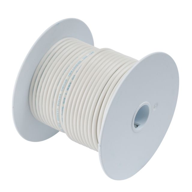Ancor White 8 AWG Tinned Copper Wire - 1000'