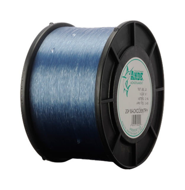 Ande Line Back Country Mono Line 2lb Spool 60lb 1600yd Blue
