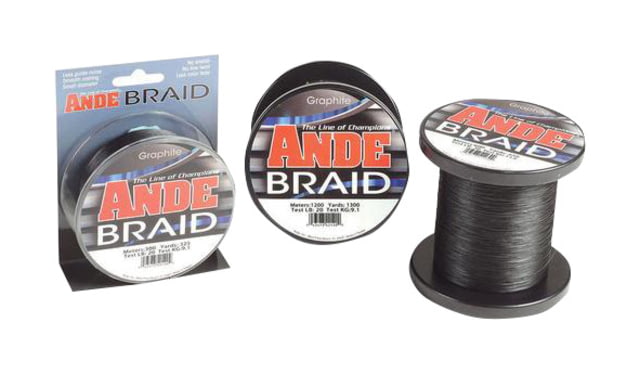 Ande Line Braid Graphite 30lb 300 Meter