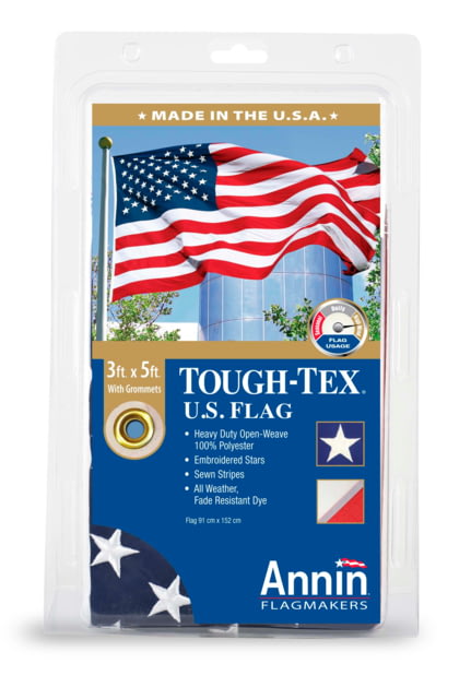 Annin Flags US Tough-Tex Flag Red/White/Blue 3ft x 5ft