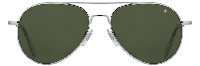 AO General Sunglasses Silver Calobar Green AOLite Nylon Lenses 58-14-145 B52.5