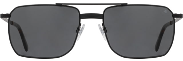 AO Geoffrey Sunglasses - Men's Matte Black True Color Gray AOLite Nylon Lenses Matte Black / True Color Gray Lens 58-18-145