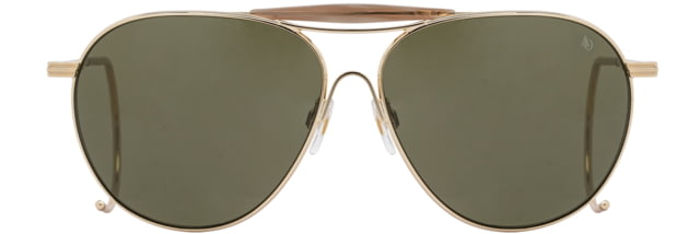 AO Hazemaster Sunglasses Gold Calobar Green AOLite Nylon Lenses Gold / Calobar Green Lens 59-13-175
