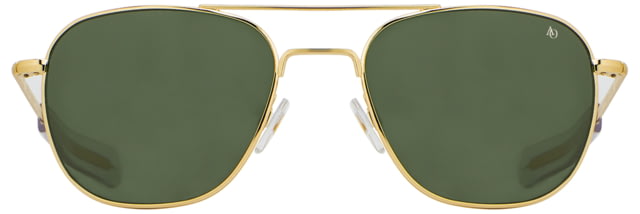 AO Original Pilot Sunglasses Gold Frame 55 mm Calobar Green SkyMaster Glass Lenses Bayonet Temple738921549444