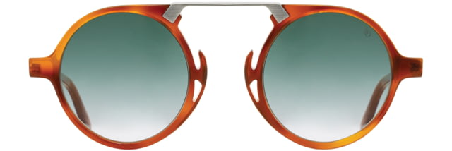 AO Oxford Sunglasses Havana Gunmetal Frame SunVogue Green Gradient AOLite Nylon Lenses Polarized 44-24-145 B45