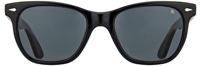 AO Saratoga Sunglasses Black True Color Gray AOLite Nylon Lenses Polarized 52-19-145 B42
