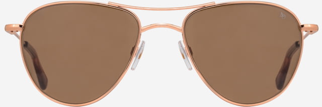 AO Sebring Sunglasses - Women's Rose Gold Frame Cosmetan Brown AOLite Nylon Lenses Polarized 55-19-140